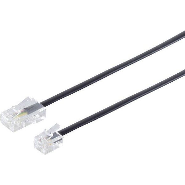 Cavo W.-St. RJ45 (8/4) - W.-St. RJ11 (6/4) 10M (Sfuso)-image
