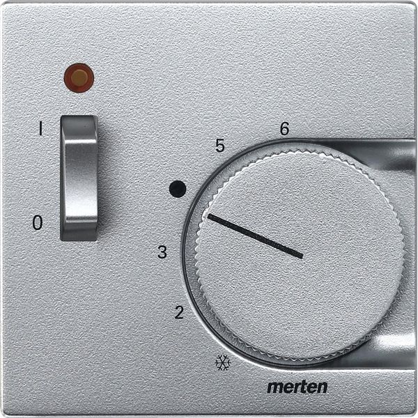 Merten Piastra Centrale 536160 Per Termostato Ambiente Alluminio 536160 536160 536160 (536160)-image