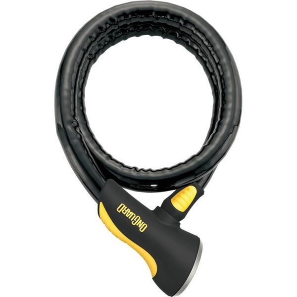 Onguard 8024 Serratura A Cavo Blindato Rottweiler 120 Cm, Ø 25 Mm, Nero-image