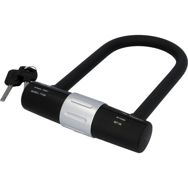 Fischer 85851 Fischer Lucchetto A U Per Bicicletta Con Supporto, Lunghezza: 190 Mm-image