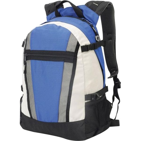 Zaino Sportivo Shugon Indiana, 20 L BC1103 (Taglia Unica) (Blu Reale/Grigio-Bianco)-image
