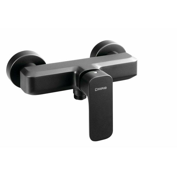 Sapho Spy - Miscelatore Per Doccia, Nero Opaco PY11/15-image