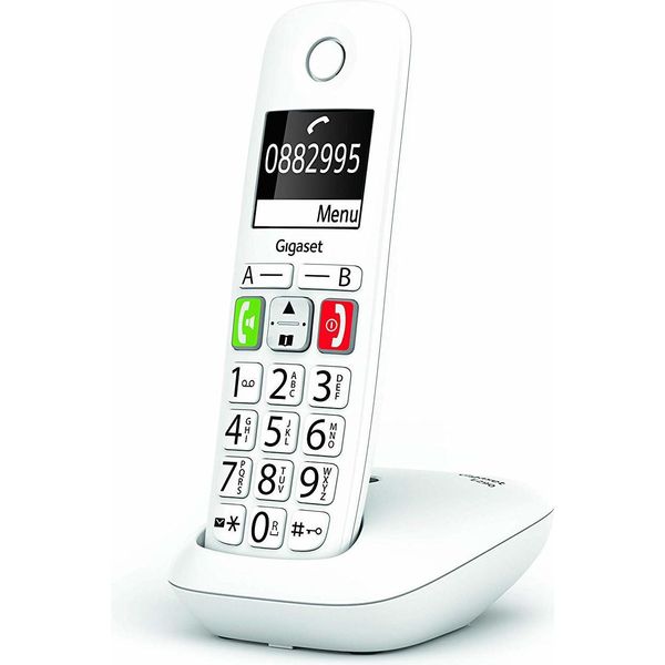 Gigaset E290 Telefono Analogico Dect (Identificazione Del Chiamante) Bianco-image