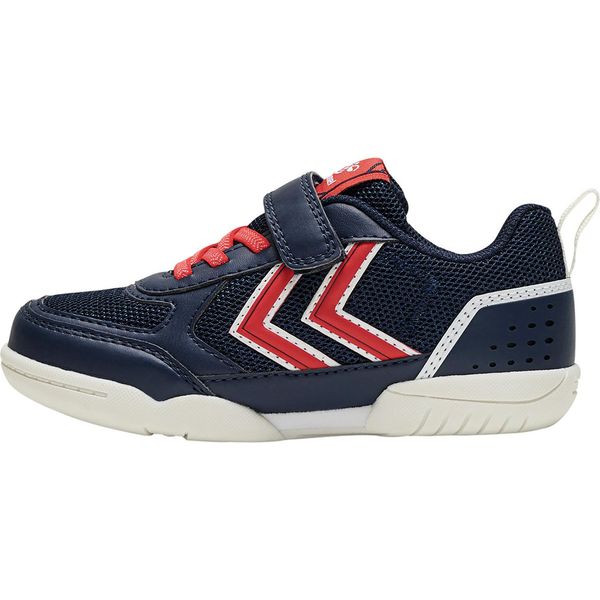 Hummel Aero Team 2.0 Jr Vc Velcro Scarpe Da Pallamano Indoor Formatori Blu / Rosso / Bianco 212122-1009, Numero Di Scarpe: 30 Eu-image