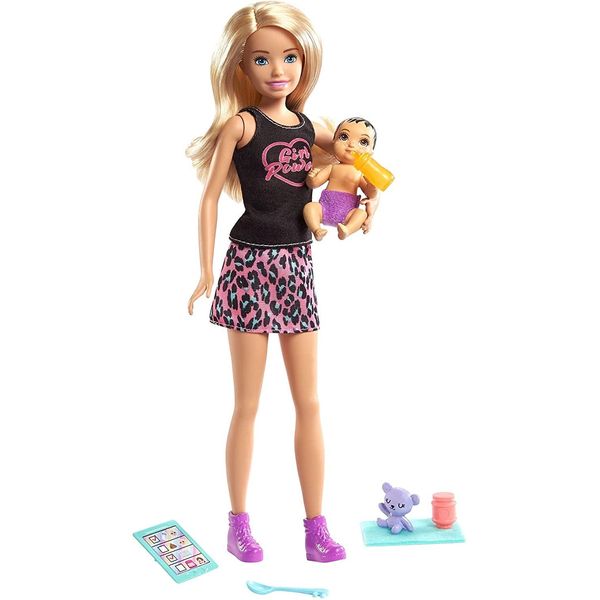 Mattel GRP13 Barbie Skipper Babysitters (Bionda) E Bambola Per Bambini E Accessori-image