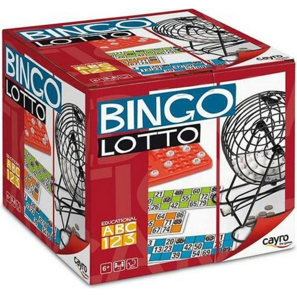 Cayro - Lotto A Occhio Di Bue - Lotto A Occhio Di Bue Con Bombo - Gioco Tradizionale - Pompa Per Il Gioco-image