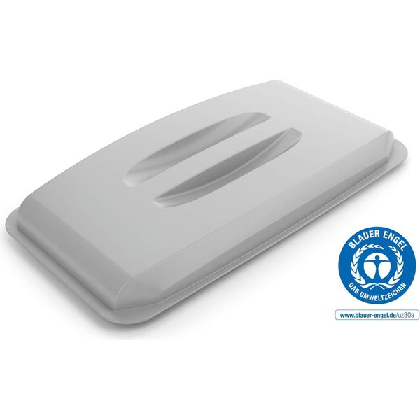 Durable Coperchio Eco Per Durabin® 60L Rettangolare, Grigio, 1800504050-image