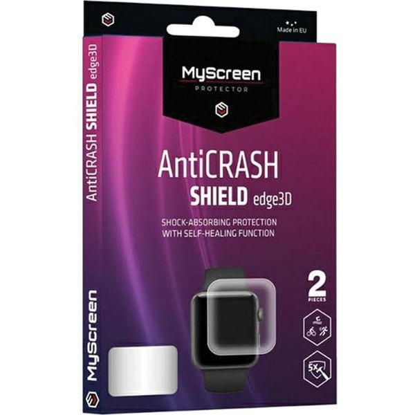 Ms Folia Anticrash Shield Edge3D Applewatch 7/8 41Mm 2Szt-image