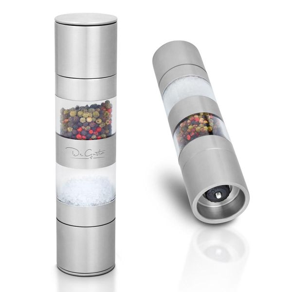 Macina Spezie Doppio 2In1 In Acciaio Inox-image