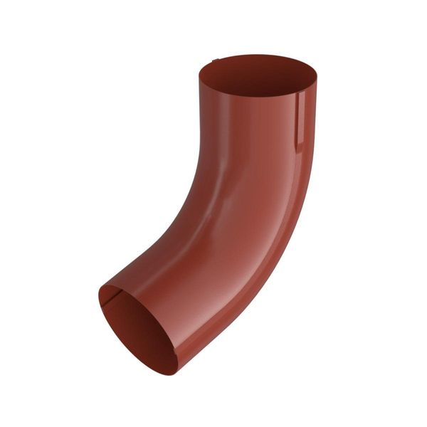 Bryza Gomito Per Acqua Piovana 72° Zincato Ø 90 Mm, Rosso Mattone Ral 8004-image
