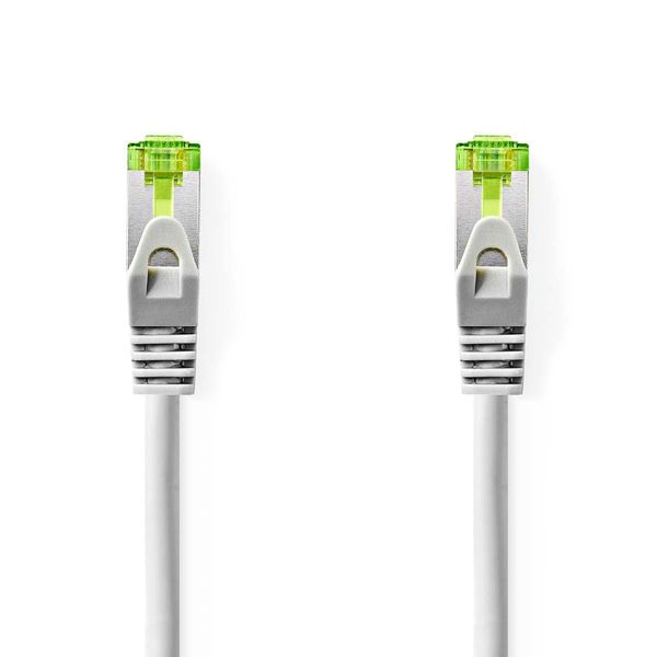 Cavo Di Rete CAT7 | S/Ftp | RJ45 Maschio | RJ45 Maschio | 10,0 M | Senza Strappo | Rotondo | Lszh | Grigio | Etichetta-image