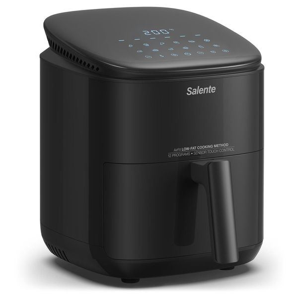 Salente Airfit, Friggitrice Ad Aria Calda 4In1, 3,5 L, Nero-image