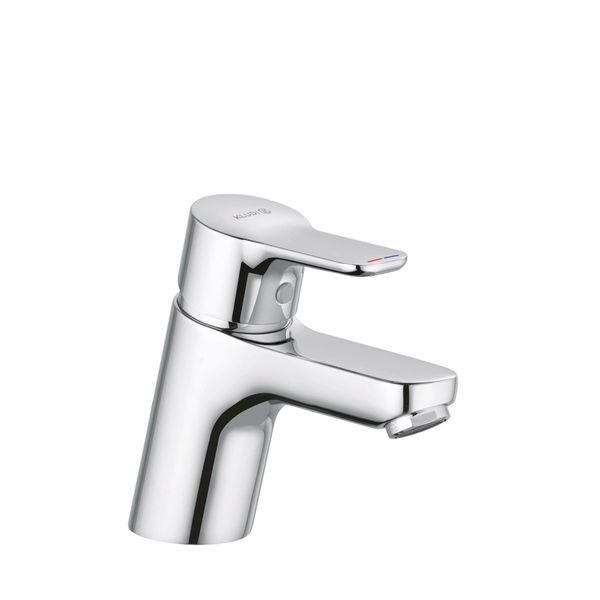 Kludi Pure&Easy Mitigeur Monocommandé Pour Lavabo, Hauteur De Bec 60Mm, Sans Garniture D'éCoulement, Chrome, 373870565, 373870565-image