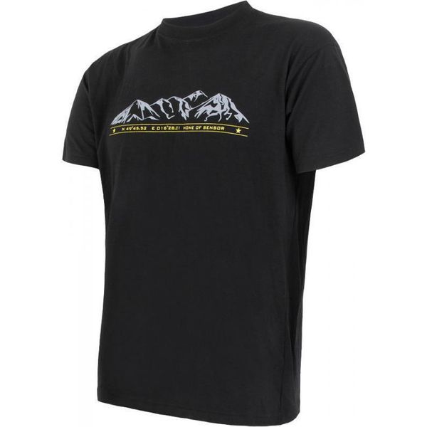 Maglietta Sensor Merino Active Pt Mountains Uomo Corta Nera Taglia 2XL 15200014-04-image