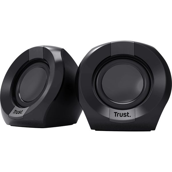 Trust Set Di Diffusori Trust Polo 4 W Universal Black 2.0 Canali A 1 Via-image