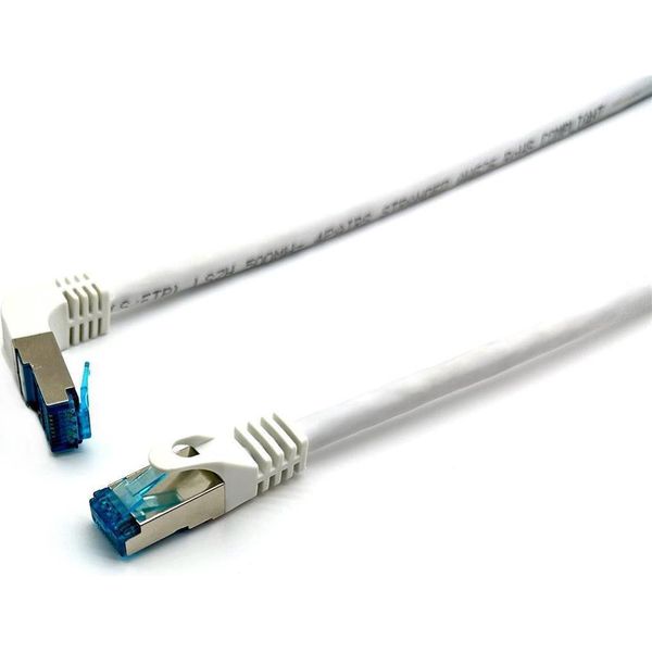 Equip 605802 Equip Cavo Patch Cat6A Wink. S/Ftp 2Xrj45 3,00M Bianco Lszh Polybag-image