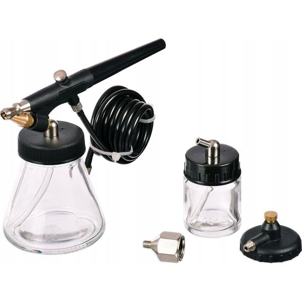 Kit Aerografo Fengda BD-138P Per Compressore Grande Con Serbatoio Da 80 Ml E Ugello Da 0,8 Mm-image