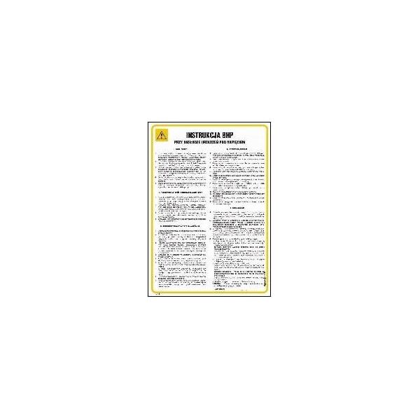 Istruzioni Di Sicurezza Per L'utilizzo Di Apparecchiature Sotto Tensione 350X245 Adesivo Pellicola Autoadesiva-image