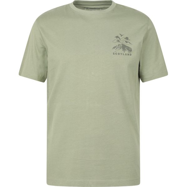 Mountain Warehouse - Maglietta "Scotland"" Da Uomo MW4336 (Xxl) (Verde Cachi)"-image