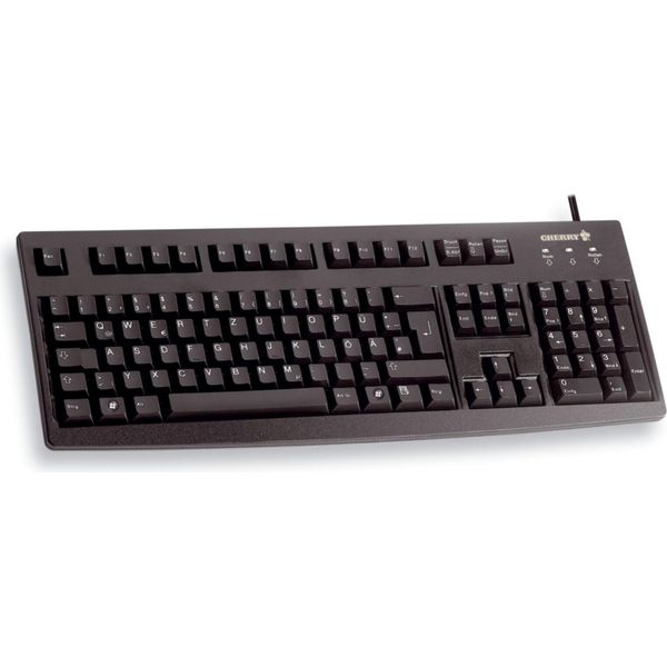Cherry G83-6105, Dimensioni Complete (100%), Cablato, Usb, Qwertz, Nero-image