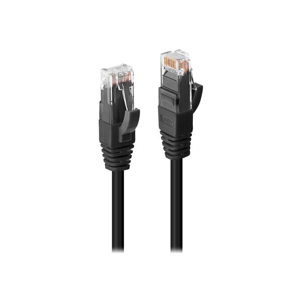 Lindy 45430 Utp Cat.6 Kabel, Schwarz, 0.30M Lsoh, Inkl. Testprotokoll-image