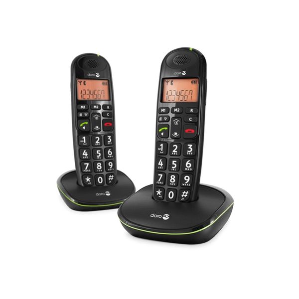 Doro Phoneeasy 100W Duo - Telefono Dect - Vivavoce - 20 Voci - Nero-image