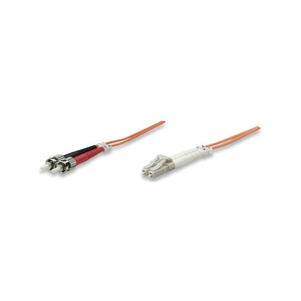 Intellinet 470360 Cavo Di Connessione In Fibra Ottica Intellinet Lc/St 1M Multimodale OM2 Arancione-image