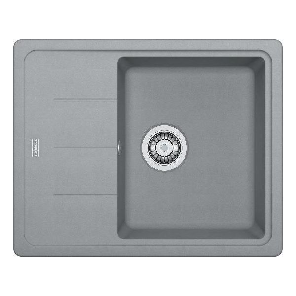 Franke Basis - Lavello Fragranite Bfg 611-62, 620X500 Mm, Pietra Grigia 114.0285.118-image