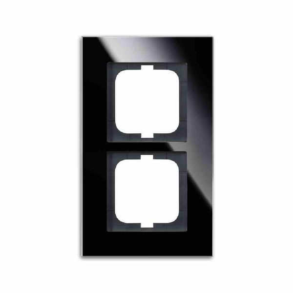 Busch-Jaeger 1722-825 Wandplatte/Schalterabdeckung Schwarz (2CKA001754A4323)-image