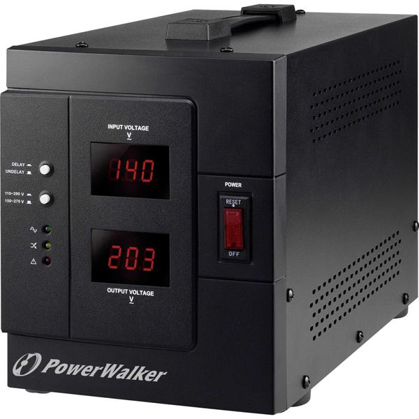 Powerwalker Avr 3000/SIV - Regolazione Automatica Della Tensione - Ac 230 V - 2400 Watt - 3000 Va - Connessioni Di Uscita: 2-image