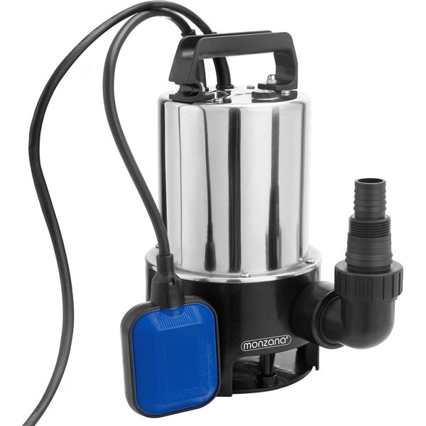 Monzana® Pompa Sommergibile Da Immersione 11.500 L/H 650 W Multiadattatore Pompe Drenaggio Acque Chiare E Scure Giardino-image