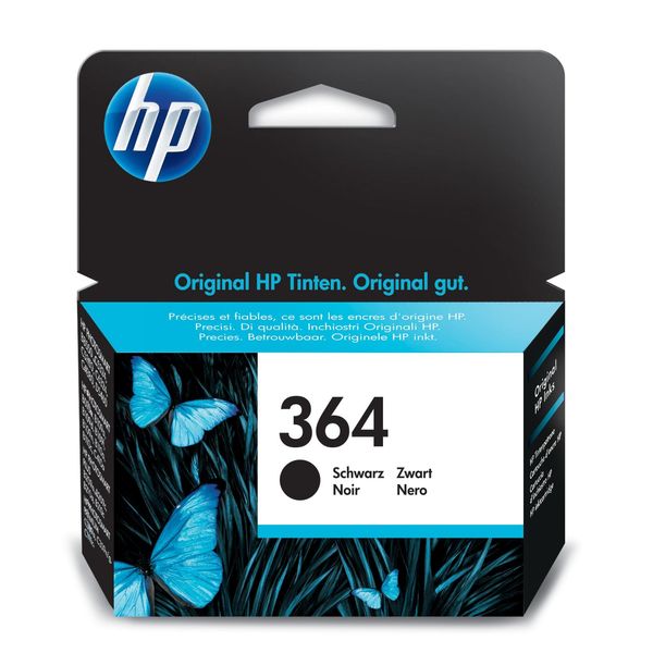Hp 364 Black Original Ink Cartridge Cartuccia D'inchiostro 1 Pz CB316EE BA3-image