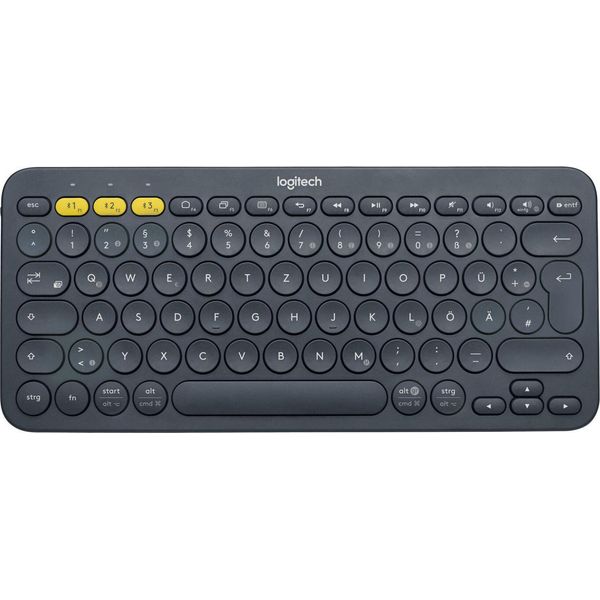 Logitech K380 Tastiera Bluetooth Multi-Dispositivo - Tastatur - Bluetooth - Deutsch - Schwarz-image
