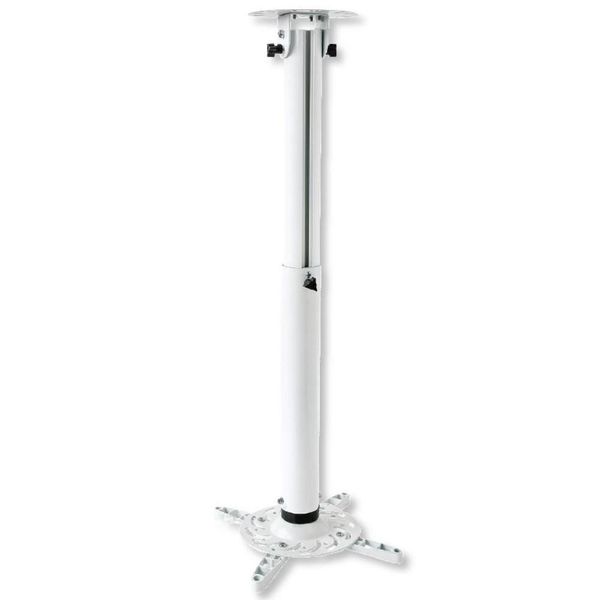 Techly Support Prolunga Per Proiettore A Soffitto 500-770 Mm Bianco ICA-PM 104MW-image