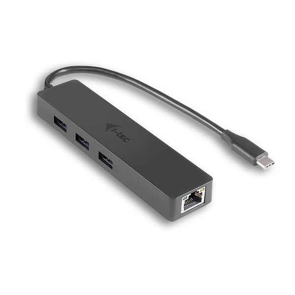 I-TEC I-Tec Advance USB-C Slim Hub Passivo A 3 Porte + Adattatore Gigabit Ethernet-image