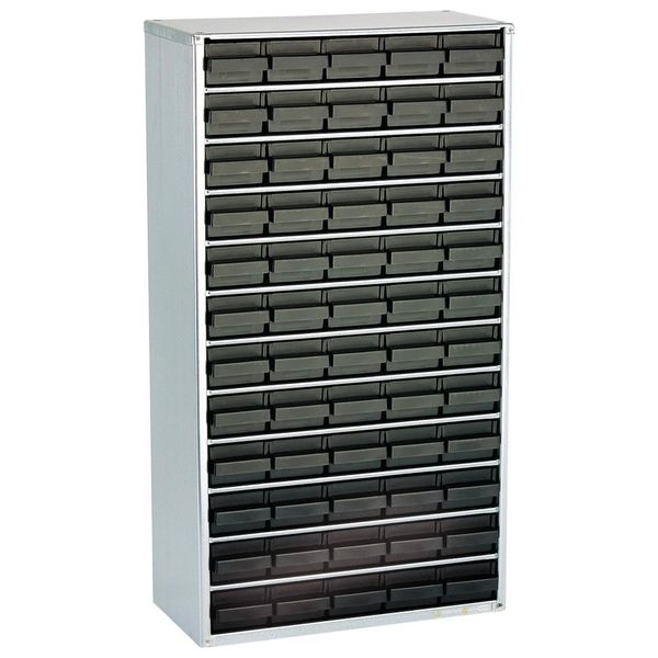 Esd Raaco 1260-00 Esd Steel Box (L X W X H) 306 X 150 X 552 Mm No. Of Compartments: 60 Incl. Pg Cable Content 1 Pc(S)-image