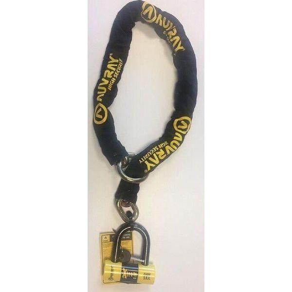 Set Di Catene Auvray Con Lucchetto Xtrem Mini - Lunghezza 120 Cm, Diametro 13,5 Mm (Grado S.R.A.)-image