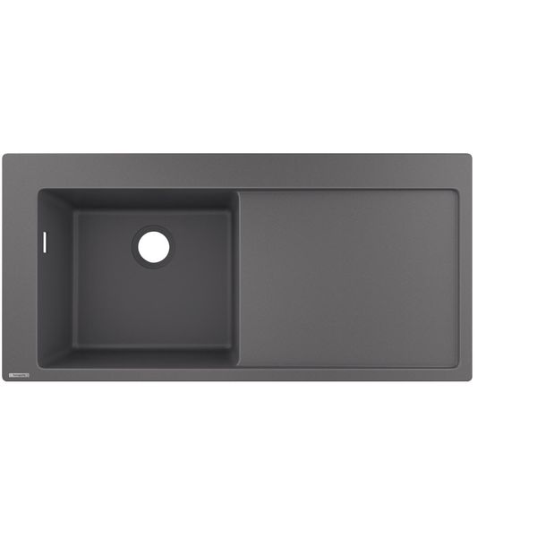 Hansgrohe Lavello Da Incasso 450 Con Scarico A Destra, S5110-F450 Grigio Pietra-image