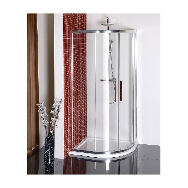 Polysan Lucis Line - Schermo Doccia A Quarto Di Giro 900X800 Mm, Vetro Trasparente DL5215-image