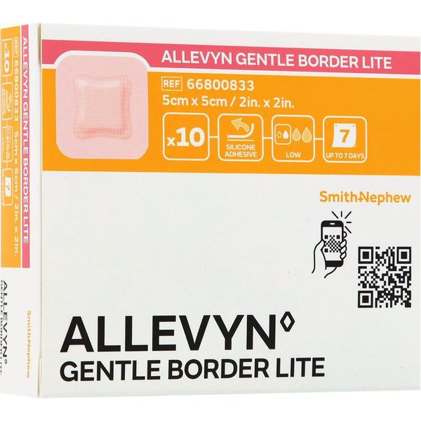 Allevyn Gentle Border Lite 5X5 Cm Medicazione In Schiuma 10 Pz-image