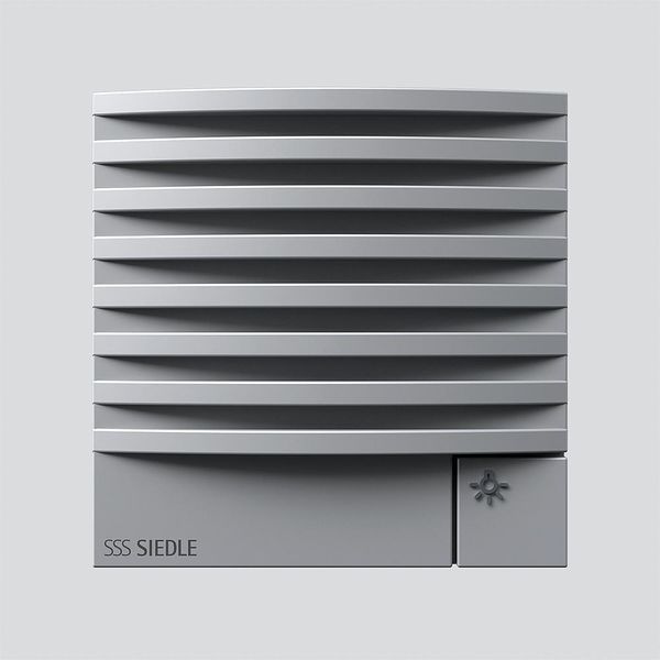 S Siedle & Soehne Modulo Altoparlante Per Porte Di Accesso Atlm 670-0 Sm Argento Metallizzato (200041803-00)-image