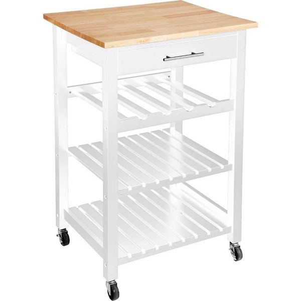 Tavolino "Claude"" Bianco H88 Cm - Atmosphera CréAteur D'intéRieur"-image