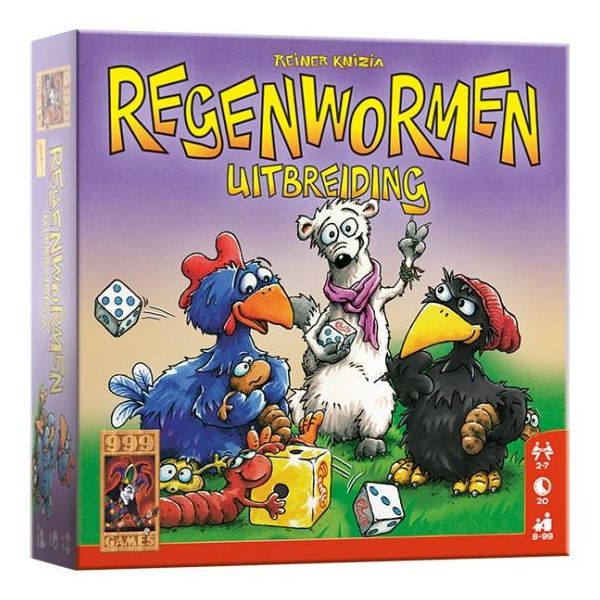 999 Games Gioco Di Dadi Earthworms: Espansione (Nl)-image