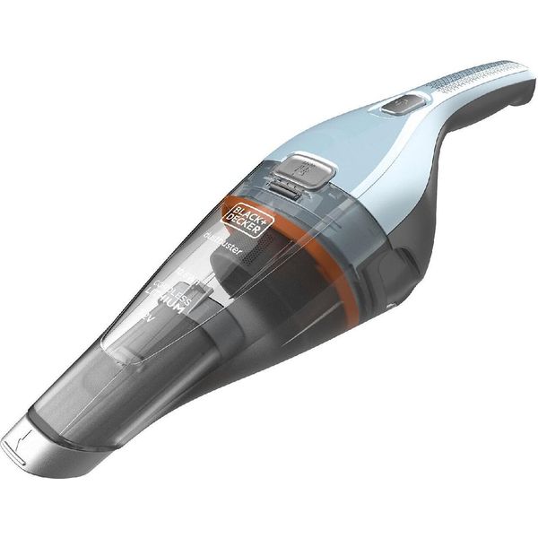 Black & Decker NVC215W Aspirapolvere Senza Filo Blu, Grigio Senza Sacchetto-image