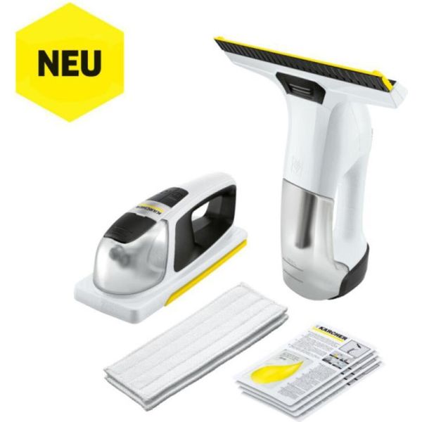 KÄRcher Aspirapolvere Per Finestre + Batteria Tergicristallo 150Ml 100Min Di Autonomia Caricabatterie Ws Wv 6 + Kv 4 Premium-image