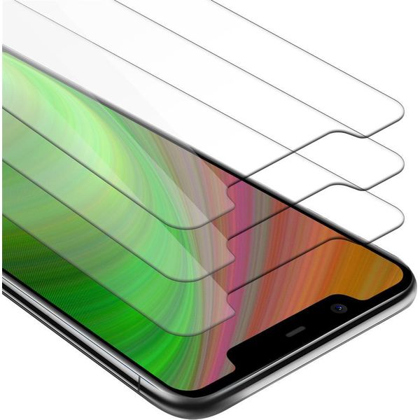 Cadorabo 3X Proteggi Schermo Blindato Per Nokia 5.1 Plus / X5 In Vetro Temperato Trasparente-image