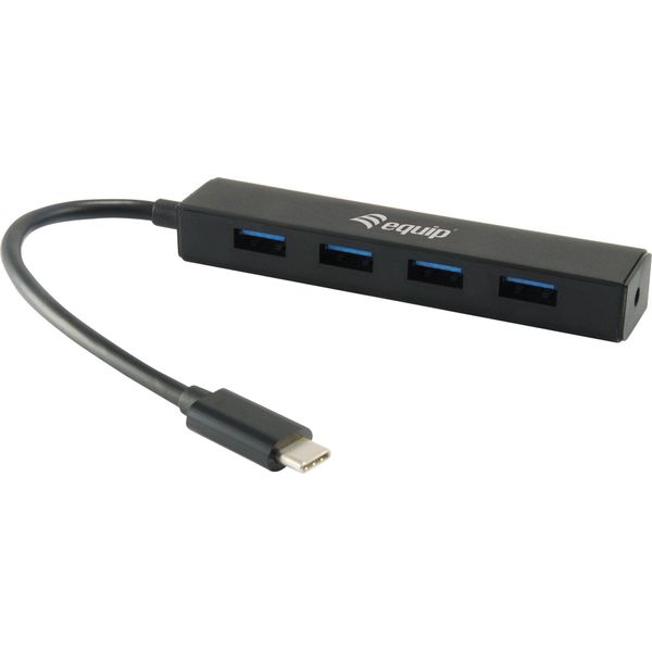 Equip 128954 Hub Di Interfaccia Usb 3.2 Gen 1 (3.1 Gen 1) Type-C 5000 Mbit/S Nero-image