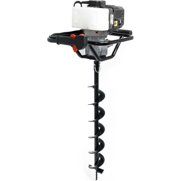 Set Di Coclee A Benzina Wiltec Con Coclea Da 100 Mm, 1,4 Kw 1,9 Cv Coclea Da Palo 52Cc Coclea Da Impianto-image