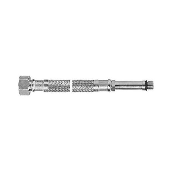 Tubo Corazzato Tubo Flessibile In Acciaio Inox Tubo A Pressione Per Rubinetto Tubo 3/8" X M10X1 (1/4"") Lunghezza 60 Cm"-image
