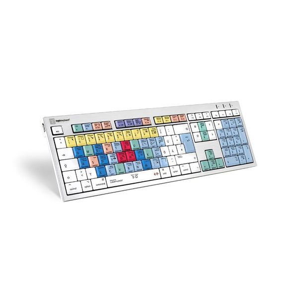 Logickeyboard LKB-CBASE-CWMU-DE Tastiera Usb Qwertz Tedesca Multicolore (LKB-CBASE-CWMU-DE)-image